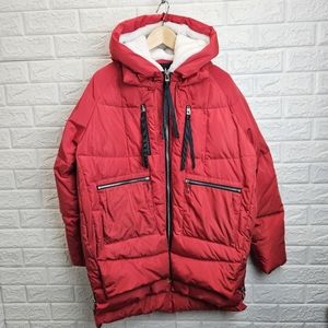 Orolay Women's Jacket Thickened Down Red XLARGE